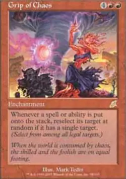 MTG magic cards 1x Grip of Chaos Scourge Light Play, English - Image 1