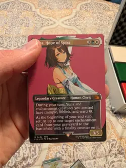 Yuna, Hope of Spira (Borderless) 0404 M Non-Foil Final Fantasy MTG Card English - Image 1