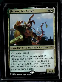 Finneas, Ace Archer - 212 - Foil - BLB - NM - MTG Magic the Gathering - Image 1