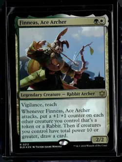Finneas, Ace Archer - 212 - Foil - BLB - NM - MTG Magic the Gathering - Image 2