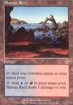 MTG magic cards 1x Shivan Reef - Foil Apocalypse Light Play, English - Image 2