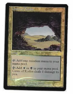 MTG magic cards 1x Caves of Koilos - Foil Apocalypse Light Play, English - Image 1