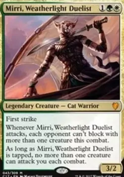 Mirri, Weatherlight Duelist - Foil - Commander 2017 #043/309 MTG Magic The Gathe - Image 2