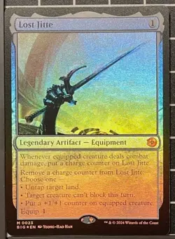 Lost Jitte - Foil - Mythic - Outlaws of Thunder Junction: The Big Score MTG - Image 1