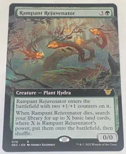 Rampant Rejuvenator 070 Extended Art Kamigawa: Neon Dynasty MTG MAGIC UNPLAYED - Image 1