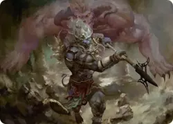 MTG Kimahri, Valiant Guardian Art Card Art Series FINAL FANTASY - Image 2