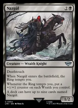 Nazgul 334 — Lord of the Rings [ NM ] [ Magic the Gathering MTG ] - Image 1