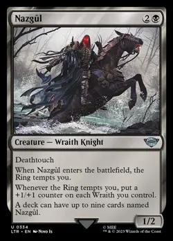 Nazgul 334 — Lord of the Rings [ NM ] [ Magic the Gathering MTG ] - Image 2