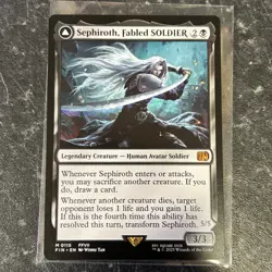 Magic The Gathering Final Fantasy Sephiroth, Fabled Soldier- One Winged Angel - Image 1
