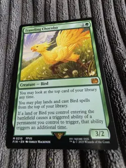 MTG ~ Traveling Chocobo ~ Final Fantasy ~ Near Mint ~ Mythic - Image 1