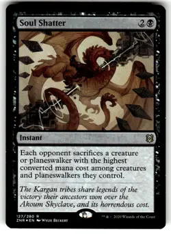 MTG Foil - Soul Shatter - 127 / NM / English - Image 3