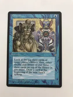 Portent MTG Magic the Gathering Card NM Near Mint Ice Age - Image 1