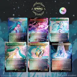 Secret Lair x HATSUNE MIKU Sakura Superstar RAINBOW FOIL ENGLISH MTG Sealed SLD - Image 1