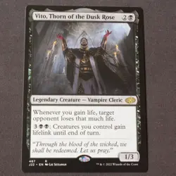 Vito, Thorn of the Dusk Rose 487 MTG Jumpstart 22 Rare NM - Image 1