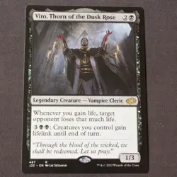 Vito, Thorn of the Dusk Rose 487 MTG Jumpstart 22 Rare NM - Image 3