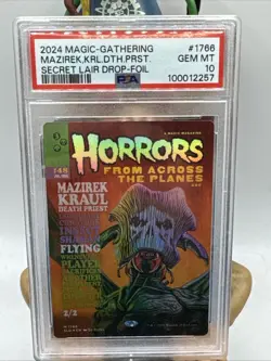 Mazirek Kraul, Death Priest 1766 Rainbow Foil Horrors Secret Lair MTG PSA 10🔥 - Image 2