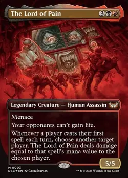 MTG ** FOIL ** The Lord of Pain (Borderless) - Duskmourn Commander - Image 1