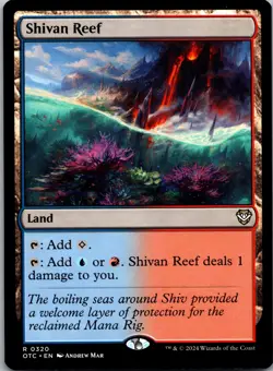 Commander: Outlaws of Thunder Junction #320 Shivan Reef - Image 1