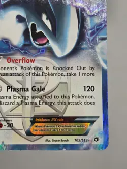 Pokemon Card Lugia EX 102/113 Ultra Rare Legendary Treasures Team Plasma Storm - Image 4