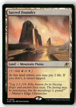 Sacred Foundry Edge of Eternities Regular MTG NM MAGIC - Image 1