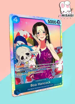 One Piece Card Game Boa Hancock OP01-078 SR English Foil Card TCG Anime Manga - Image 2