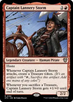 Captain Lannery Storm - Near Mint MTG Commander: Outlaws of Thunder Junction - Image 1
