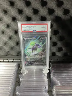 2021 Pokemon SWSH FA/SR Calyrex v Chilling Reign #172 PSA 10 - Image 8