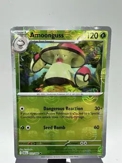 Pokemon TCG - Amoonguss - 011/086 - (Master Ball Pattern) - SV: Black Bolt - Image 1