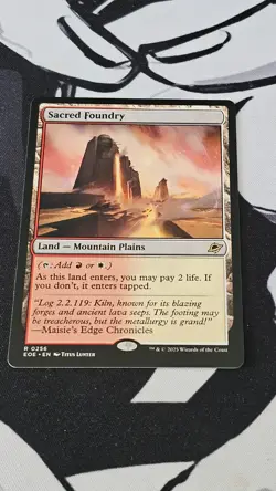 Magic the Gathering MTG - Sacred Foundry - Edge of Eternities - Image 1
