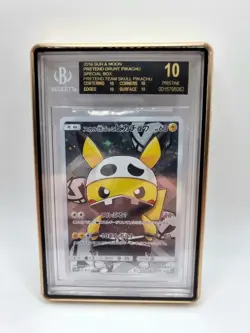 Pokemon BGS10 Black Label Pretend Team Skull Pikachu FA Promo 2016 013/SM-P JPN - Image 1