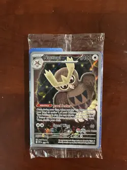Noctowl Pokemon Center Exclusive Promo Sealed Stamped - Image 1