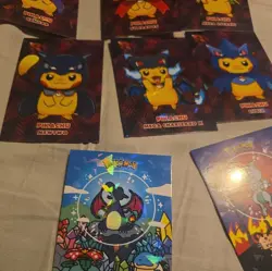 Cracked Pikachu Poncho Set Holo Team Rocket Card Database Peru Pokemon Set 11 - Image 4