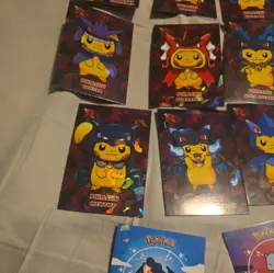 Cracked Pikachu Poncho Set Holo Team Rocket Card Database Peru Pokemon Set 11 - Image 8