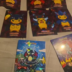 Cracked Pikachu Poncho Set Holo Team Rocket Card Database Peru Pokemon Set 11 - Image 9