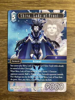Final Fantasy Opus 14 XIV Shiva Lady Frost 14-036L Non-Foil Legend Trading Card - Image 1