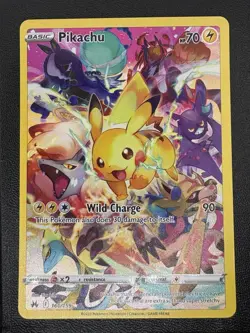 Pikachu 160/159 Crown Zenith Secret Rare Holo Full Art Card Pokémon TCG NM - Image 1