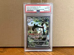 PSA 10 GEM MINT Meowscarada EX Paldea Evolved Full Art Pokemon Card #256/193 - Image 1