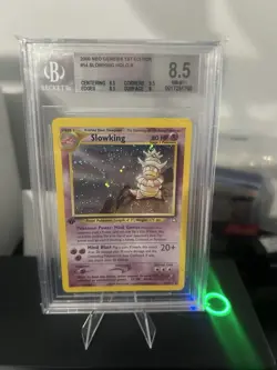 SLOWKING 14/111 Neo Genesis 1st Edition BGS 8.5 MINT HOLO rare Pokemon TCG card - Image 1