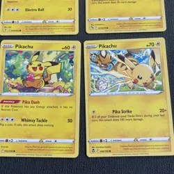 Pokémon TCG Pokemon Pikachu Card bundle (4 cards) Near Mint - Image 3