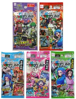 Daiso Mushi Jingi Booster Packs CCG TCG 5 pcs Set of 5 Japan Card Game Brand New - Image 1