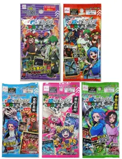 Daiso Mushi Jingi Booster Packs CCG TCG 5 pcs Set of 5 Japan Card Game Brand New - Image 2