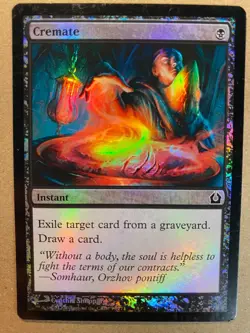 MTG 1x FOIL Cremate Return to Ravnica Pauper Magic the Gathering Card x1 NM - Image 1