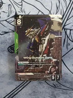Gundam Card Game - Newtype Rising - Wing Gundam Zero - GD01-024 LR+ - Alt Art - Image 1