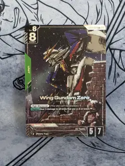 Gundam Card Game - Newtype Rising - Wing Gundam Zero - GD01-024 LR+ - Alt Art - Image 3