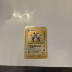 Pokemon Card Base Set HOLO Magneton 9/102 1999-2000 ed - Image 2