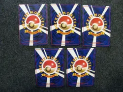 Pokemon cards TCG Lot 5  Vintage Japanese Old Back Holo + Regular #176 #007 - Image 2