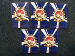 Pokemon cards TCG Lot 5  Vintage Japanese Old Back Holo + Regular #176 #007 - Image 4