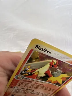 Pokémon TCG Blaziken Holo Ruby and Sapphire Card 3/109 - Image 12