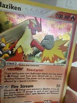 Pokémon TCG Blaziken Holo Ruby and Sapphire Card 3/109 - Image 15