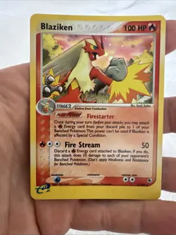 Pokémon TCG Blaziken Holo Ruby and Sapphire Card 3/109 - Image 16